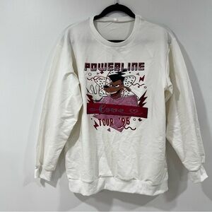 Powerline Tour '95 Cream Crewneck Sweater